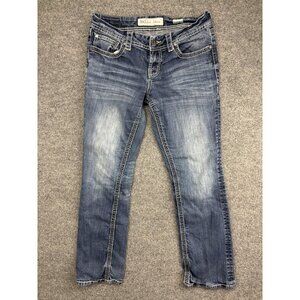 BKE Culture Jeans Womens 31x31.5 Medium Wash Mid Rise Straight Stretch Denim